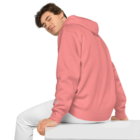 Men’s Solid Color Fleece Hoodies: Warms hoodies, Breathable Pullovers pigment-dyed hoodie